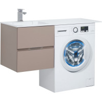 Тумба с раковиной Aquanet Алвита 120 L капучино