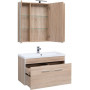 Комплект мебели для ванной Aquanet Августа 100 дуб сонома