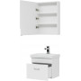 Комплект мебели для ванной Aquanet Нота 50 (Moduo Slim) белый
