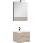 Комплект мебели для ванной Aquanet Нота NEW 58 светлый дуб (камерино)