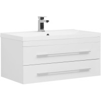 Тумба с раковиной Aquanet Нота NEW 90 белый