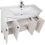 Комплект мебели для ванной Aquanet Честер 105 белый/серебро