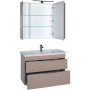 Комплект мебели для ванной Aquanet Эвора 100 капучино