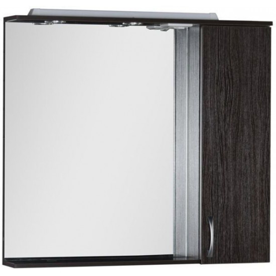 Зеркало-шкаф с подсветкой Aquanet Донна 100 венге
