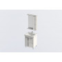 Комплект мебели для ванной Aquanet Гретта 60 белый (2 дверцы)