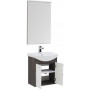 Комплект мебели для ванной Aquanet Грейс 60 дуб кантербери/белый (2 дверцы)