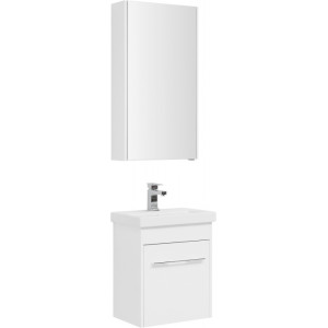 Комплект мебели для ванной Aquanet Августа 50 (Moduo Slim) белый