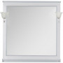 Зеркало Aquanet Валенса 100 белый краколет/серебро
