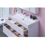 Комплект мебели для ванной Aquanet Бруклин 85 белый
