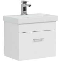 Тумба с раковиной Aquanet Нота 50 (Moduo Slim) белый