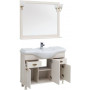 Комплект мебели для ванной Aquanet Тесса Декапе 105 жасмин/золото