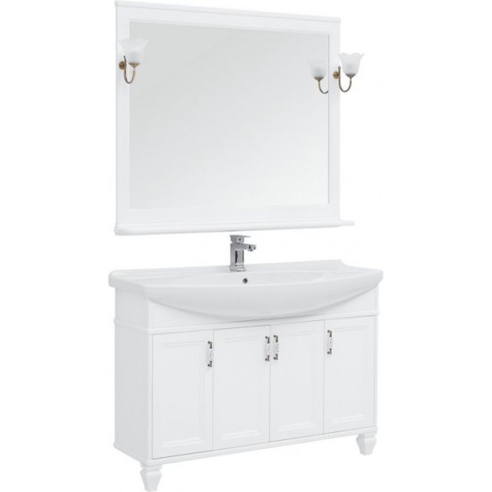 Комплект мебели для ванной Aquanet Валенса NEW 120 белый