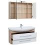 Комплект мебели для ванной Aquanet Остин 120 дуб сонома/белый