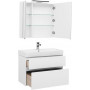 Комплект мебели для ванной Aquanet Бруклин 85 белый