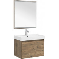Комплект мебели для ванной Aquanet Nova Lite 75 дуб рустикальный (1 ящик)