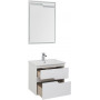 Комплект мебели для ванной Aquanet Модена 65 белый