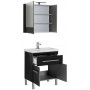 Комплект мебели для ванной Aquanet Сиена 70 черный (напольный 1 ящик 2 дверцы)