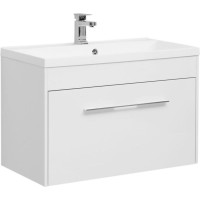 Тумба с раковиной Aquanet Августа 90 белый