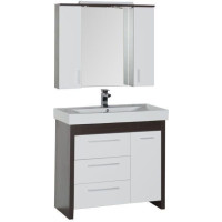 Комплект мебели для ванной Aquanet Тиана 100 венге