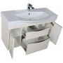 Комплект мебели для ванной Aquanet Франка 105 слоновая кость
