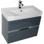 Комплект мебели для ванной Aquanet Виго 80 сине-серый