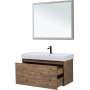 Комплект мебели для ванной Aquanet Nova Lite 100 дуб рустикальный (1 ящик)