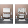 Комплект мебели для ванной Aquanet Тренто 120 белый