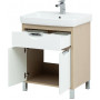 Комплект мебели для ванной Aquanet Гретта 70 New светлый дуб (1 ящик, 2 дверцы)