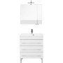 Комплект мебели для ванной Aquanet Верона NEW 75 белый (напольный 3 ящика)