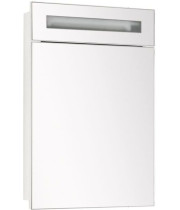 Зеркало-шкаф с подсветкой Aquanet Адель 60 белый