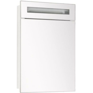 Зеркало-шкаф с подсветкой Aquanet Адель 60 белый