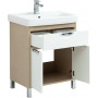 Комплект мебели для ванной Aquanet Гретта 70 New светлый дуб (1 ящик, 2 дверцы)