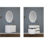 Комплект мебели для ванной Aquanet Сопрано 95 L белый (3 ящика)