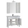 Комплект мебели для ванной Aquanet Стайл 105 белый (4 дверцы)