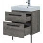 Комплект мебели для ванной Aquanet Nova 60 дуб рошелье (2 ящика)
