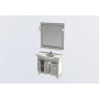 Комплект мебели для ванной Aquanet Валенса 100 белый краколет/серебро
