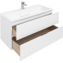 Комплект мебели для ванной Aquanet Алвита 100 белый