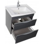 Комплект мебели для ванной Aquanet Эвора 70 серый антрацит