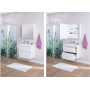 Комплект мебели для ванной Aquanet Гласс 60 белый