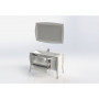 Комплект мебели для ванной Aquanet Виктория 120 белый/золото