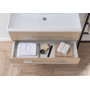 Комплект мебели для ванной Aquanet Нота NEW 100 светлый дуб (камерино)