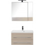 Комплект мебели для ванной Aquanet Нота NEW 75 светлый дуб (камерино)