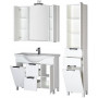 Комплект мебели для ванной Aquanet Асти 105 б/к белый