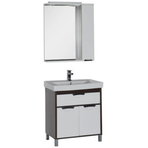 Комплект мебели для ванной Aquanet Гретта 75 венге