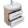 Комплект мебели для ванной Aquanet Остин 65 дуб сонома/белый