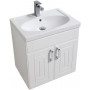 Комплект мебели для ванной Aquanet Рондо 60 белый (2 дверцы)