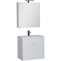 Комплект мебели для ванной Aquanet Латина 70 белый (1 ящик)
