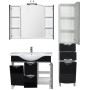 Комплект мебели для ванной Aquanet Асти 105 б/к черный