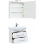 Комплект мебели для ванной Aquanet Остин 75 белый