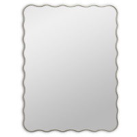 Зеркало в серебряной волнистой раме Fancy Silver (Фэнси) Smal 60*80 см
